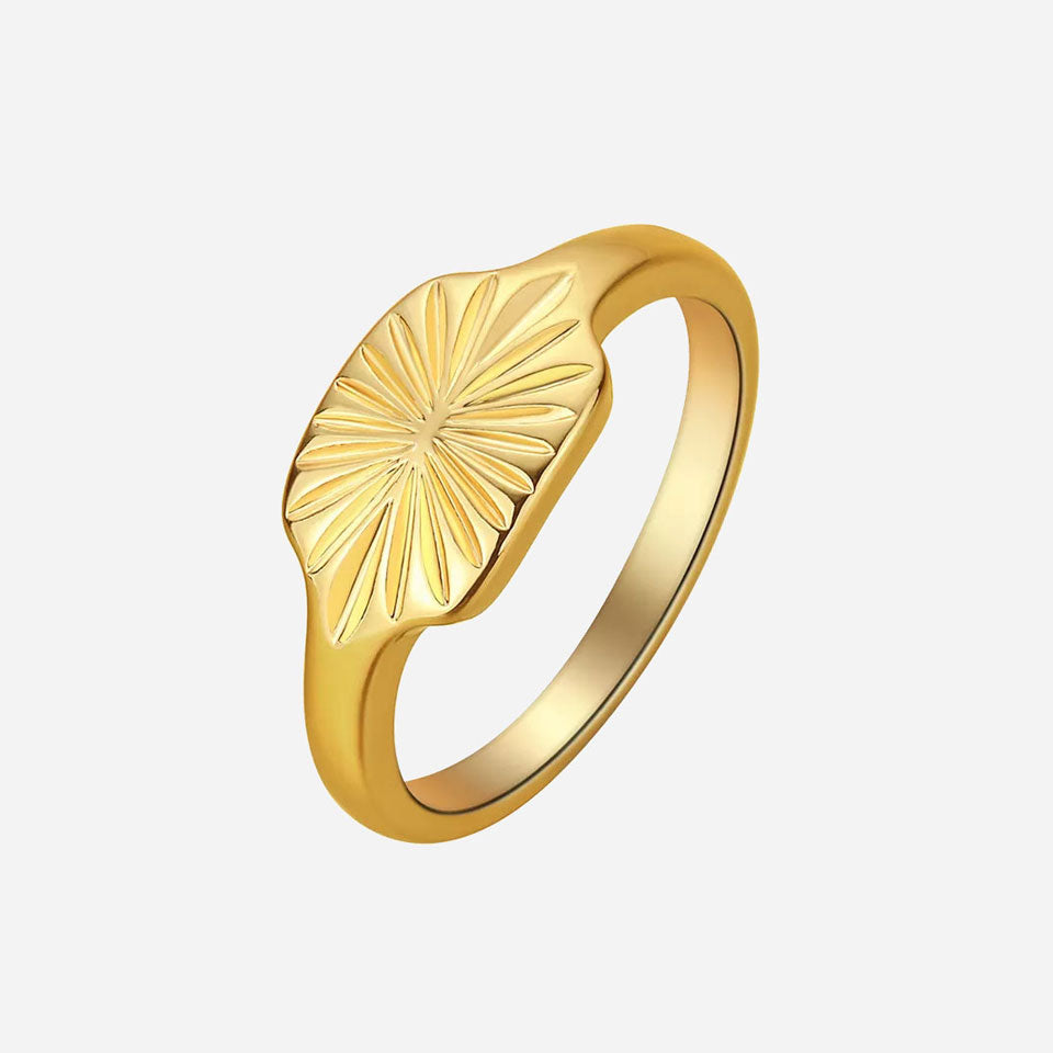 Aurizette™  |  Sunray Ring 18K Gold
