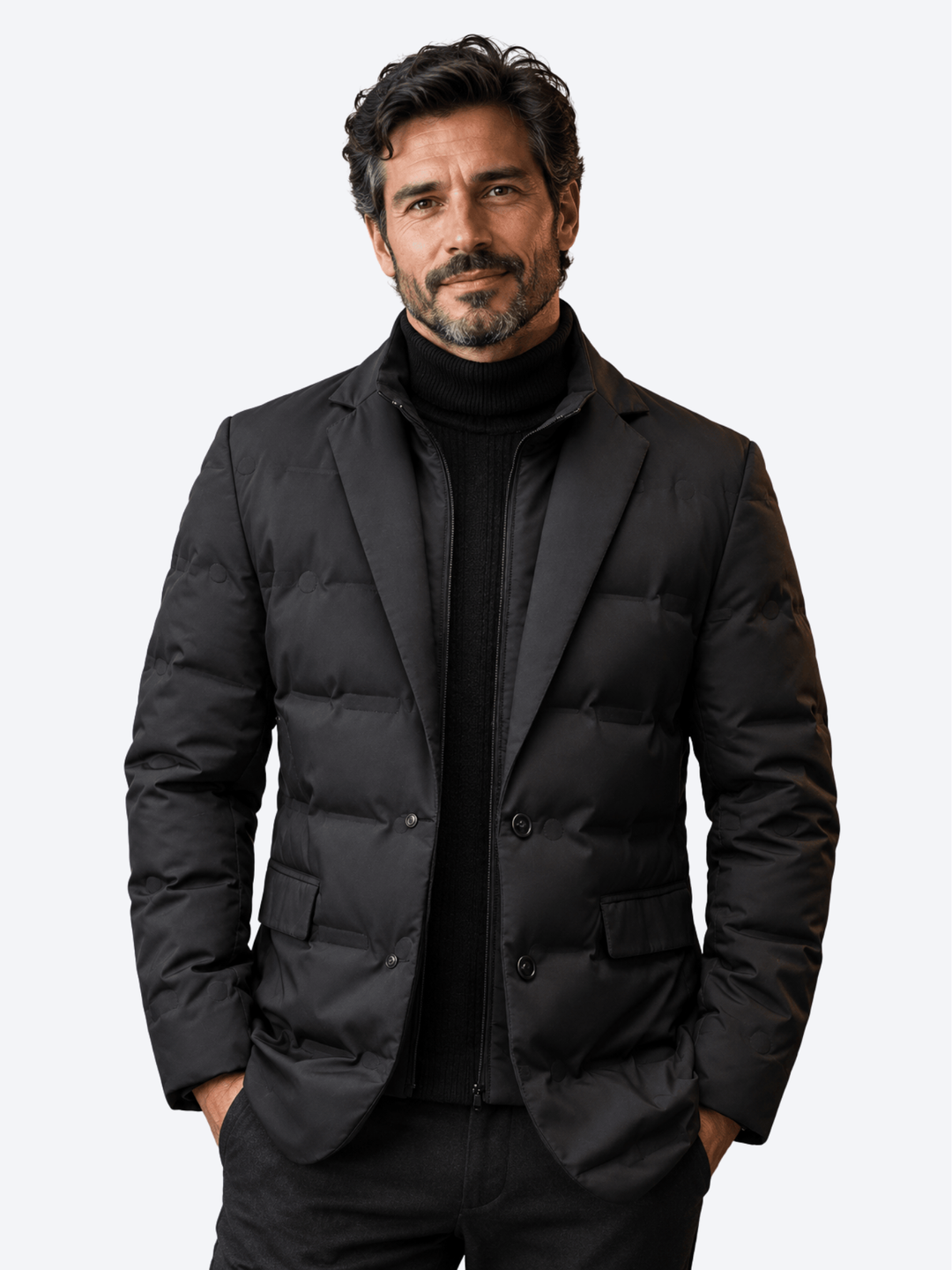 LAURENT MONACO | QUILTED DOWN BLAZER FOR MEN