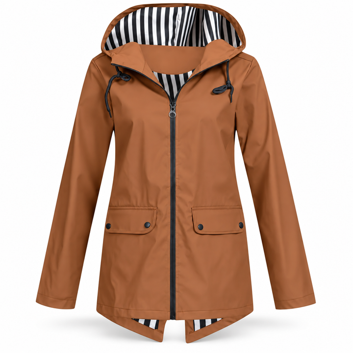 Tavellia Women's Wind and Rain Jacket for Autumn, view 6 - Elena Harper