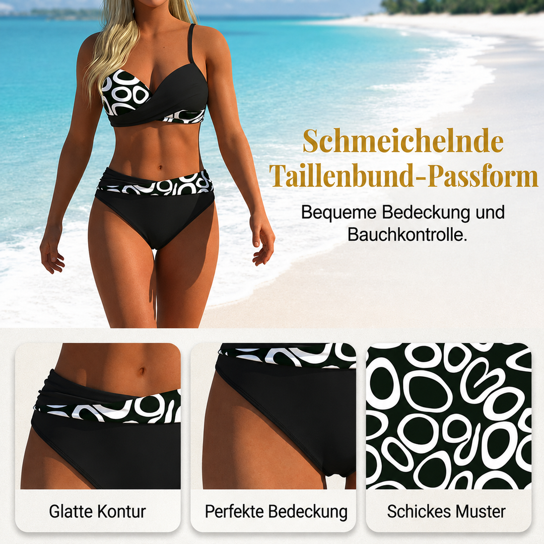 Amelisse Feminine Wrap Bikini with Push-up Effect - Elena Harper
