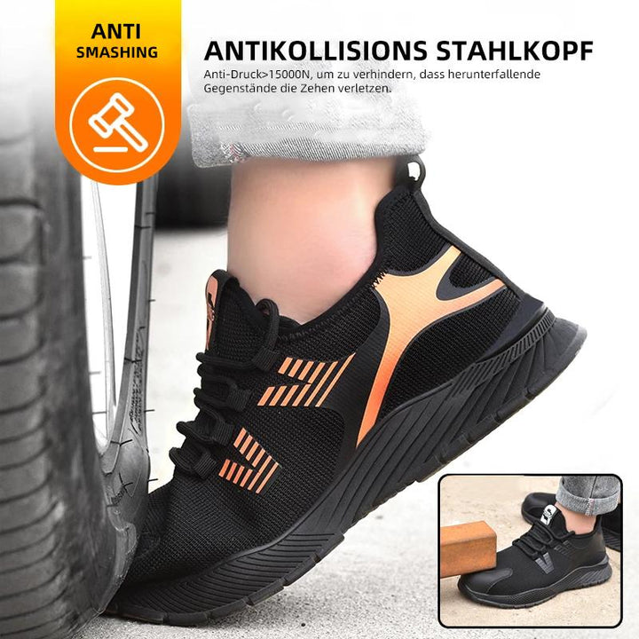 Breathable SRA Non-slip EVA Four Breathable Men's Safety Shoes EB