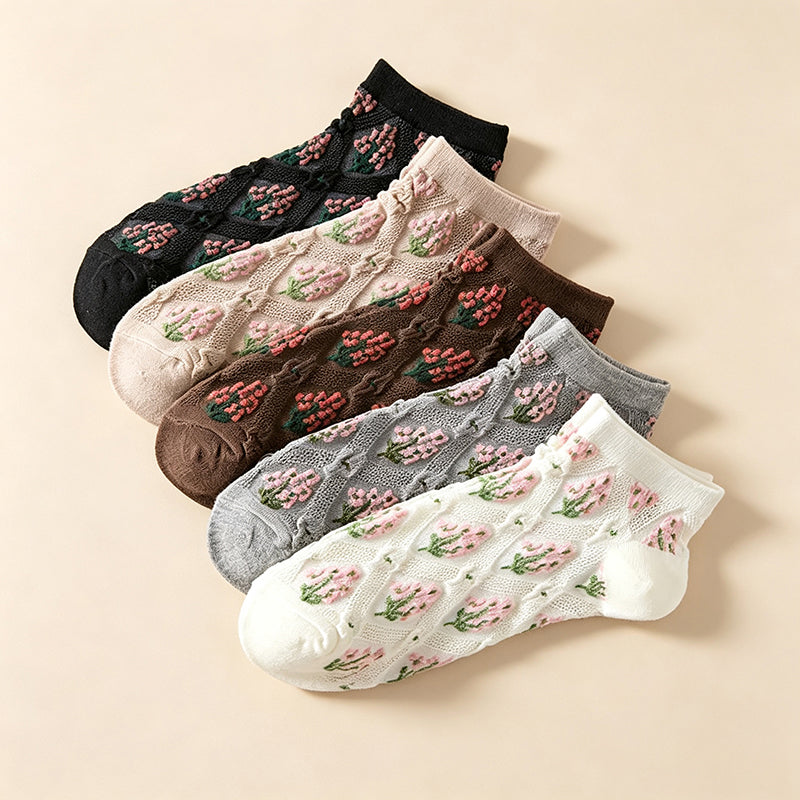 Vintage Floral Socks