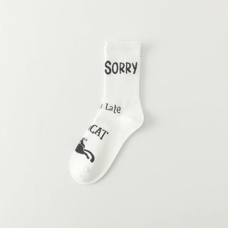 Cartoon Cat Socks
