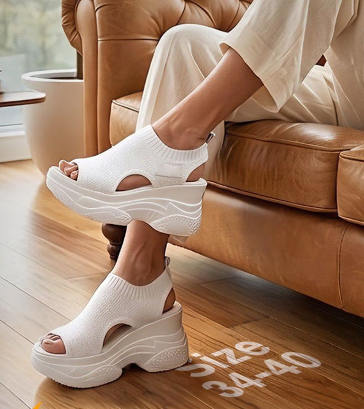 Ortho-Sport | Women's Summer Wedge Sandals - Open Toe