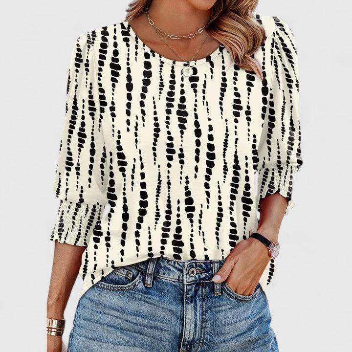 Solara™  |  Elegant Smocked Top