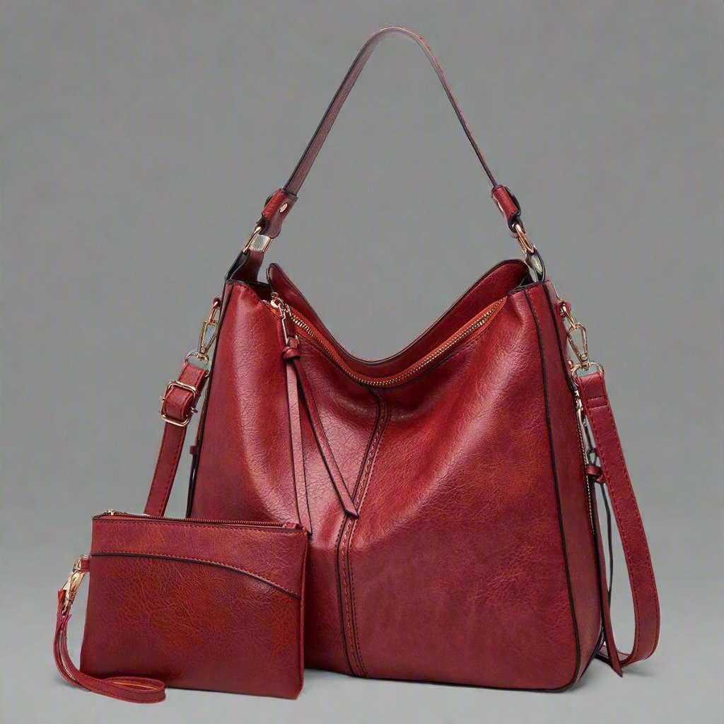 Cecile - Stylish Leather Tote Bag