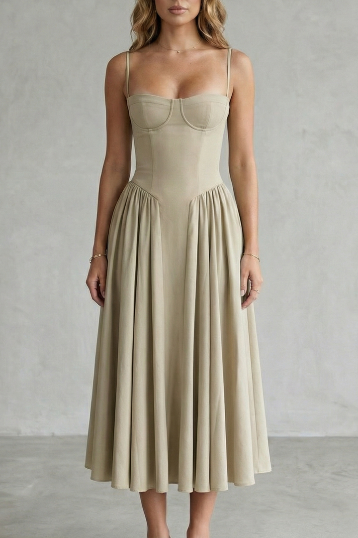 Calliope – Timeless structure – Women’s Sleeveless Structured Dress