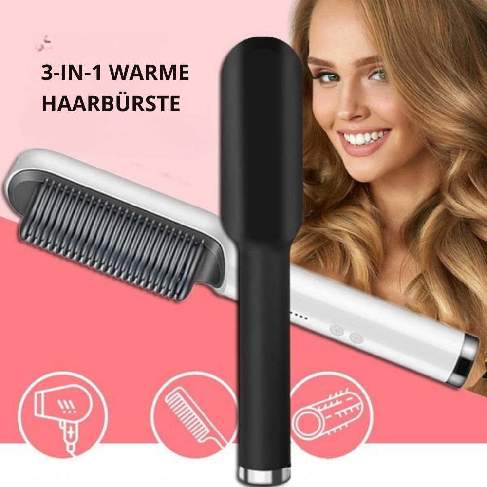 Hair Styling 3-in-1 Hot Air Brush for Perfect Hair - Elena Harper