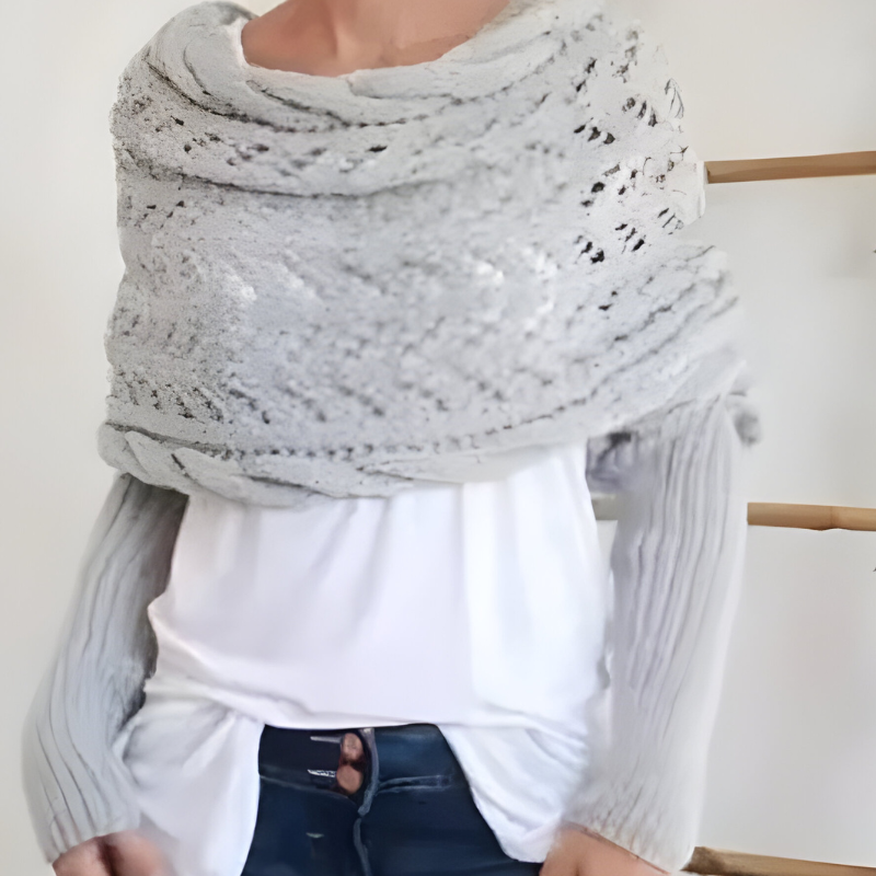 Saren™ | Warm Knitted Scarf