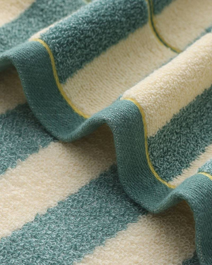 Emma & Rose Manhattan Lance™ Sea Stripe Hand Towel featuring blue and white nautical stripe pattern on soft fabric