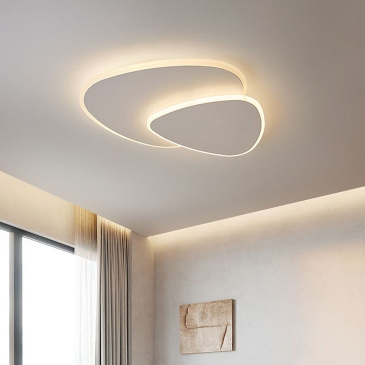 Modern LED Ceiling Light in Metal and Acrylic
