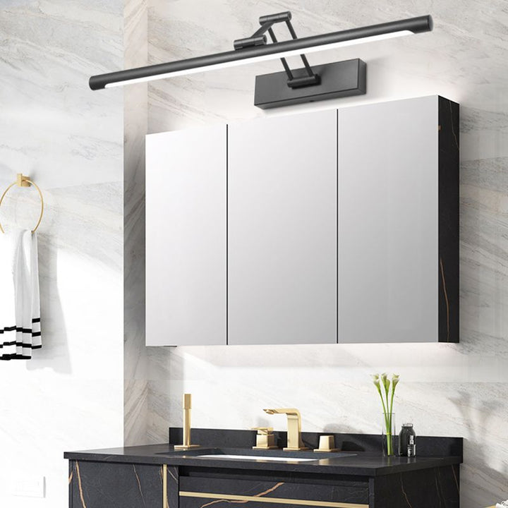 Volo Adjustable Linear Wall Sconce Black/White. Bedroom