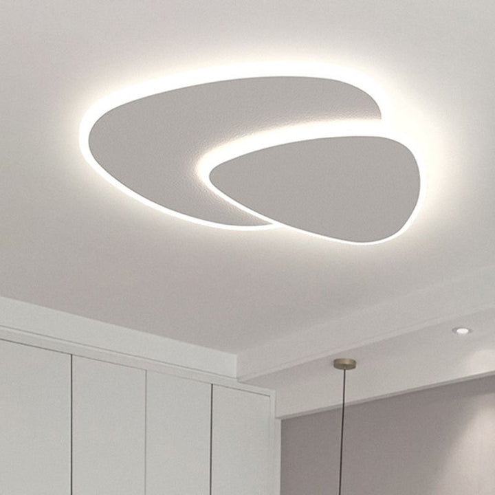 Modern LED Ceiling Light in Metal and Acrylic