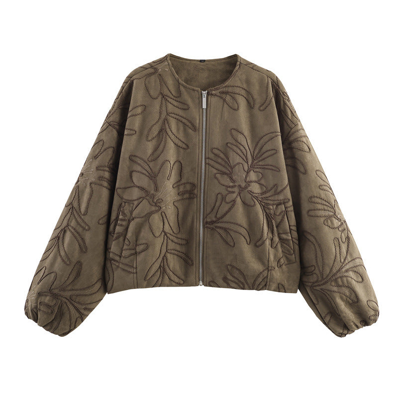 Women's Floral Embroidered Jacket - Yrsa