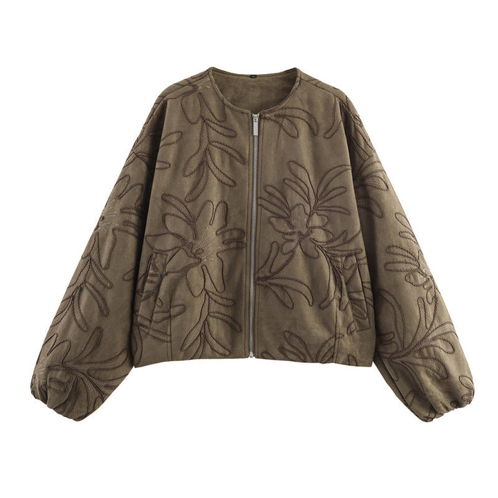 Women's Floral Embroidered Jacket - Yrsa