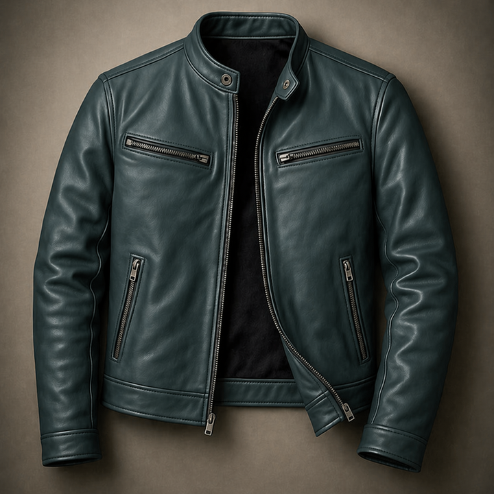 Men's Slim Fit Jacket – With Zipper, Suitable for Spring and Summer