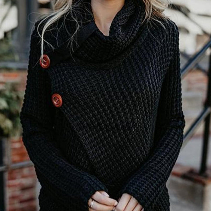 Thick Women's Turtleneck Sweater - Warm and Comfortable