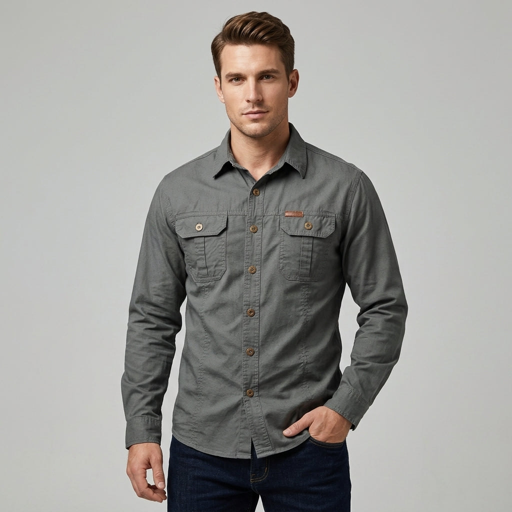 STRUCTURED SHIRT FOR MEN