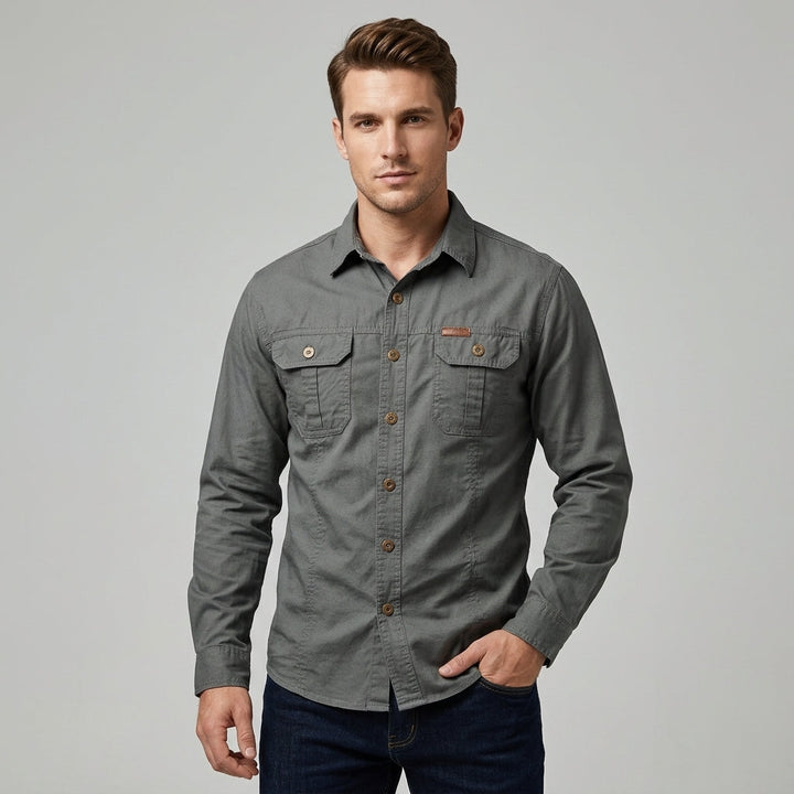 STRUCTURED SHIRT FOR MEN