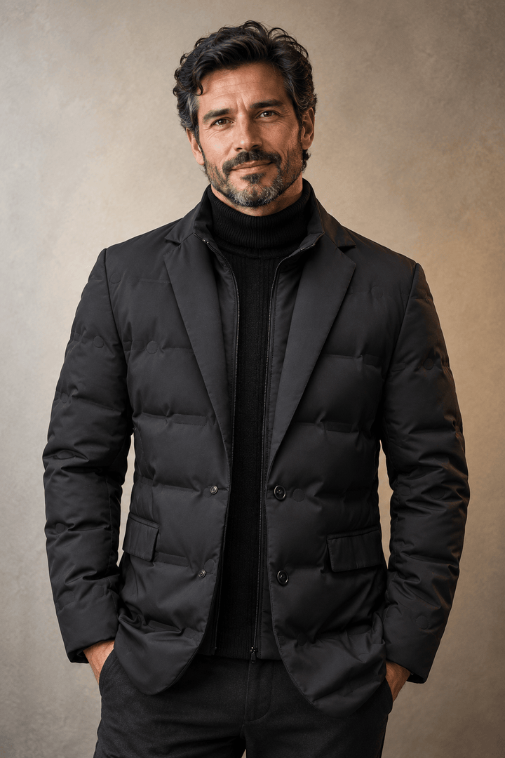 LAURENT MONACO | QUILTED DOWN BLAZER FOR MEN