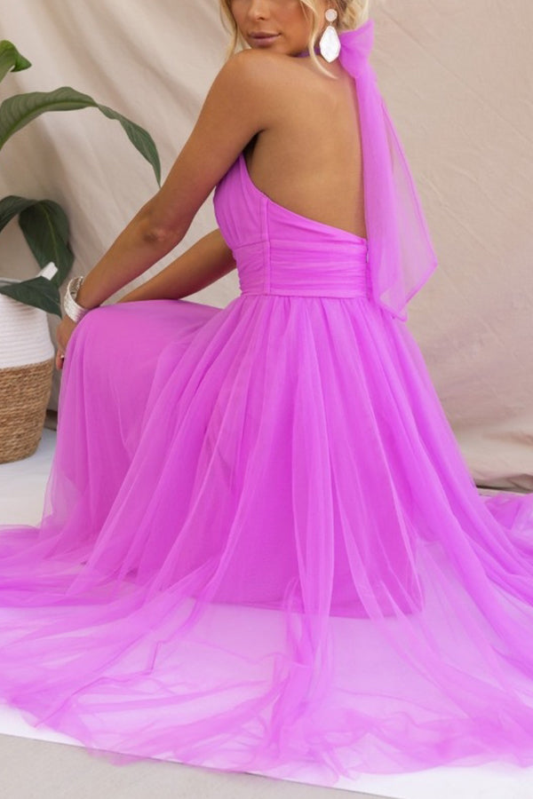 Women's Elegant Long Skirt Midi Dress