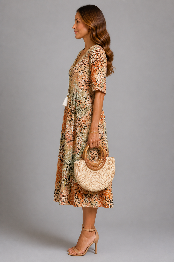 CHIC MIDI DRESS FOR WOMEN