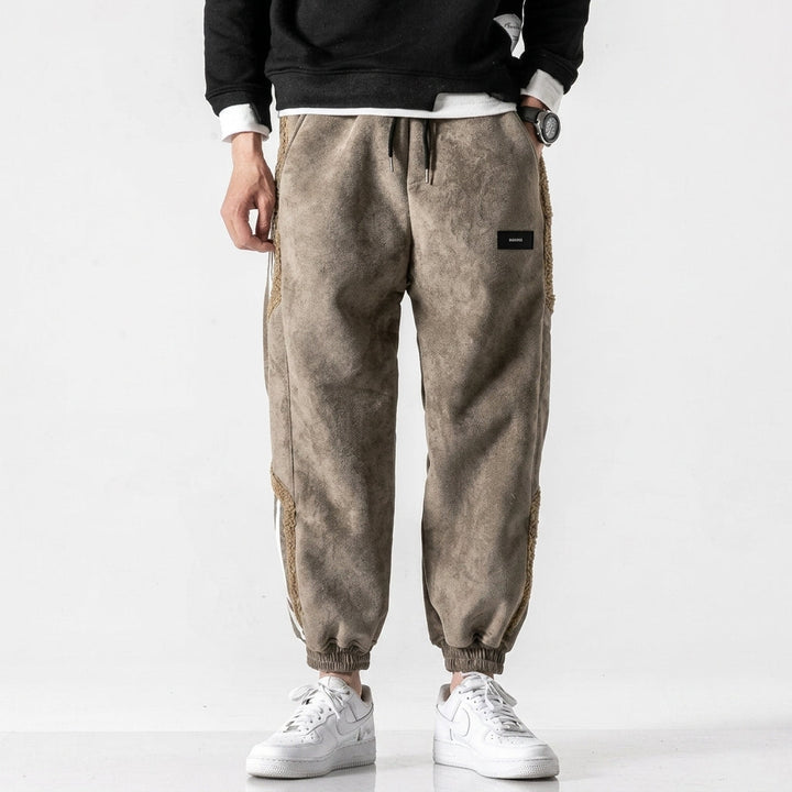 Striped Straight-Leg Joggers For Men