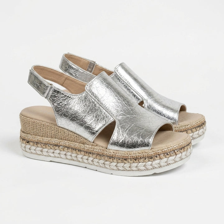 Metallic Wedge Sandals Summer Holiday