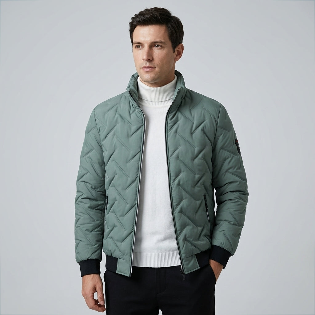 QUILTED BOMBER JACKET MEN