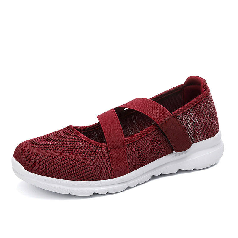 Women's Comfortable Slip-On Sneakers with Flexible Strap System EB