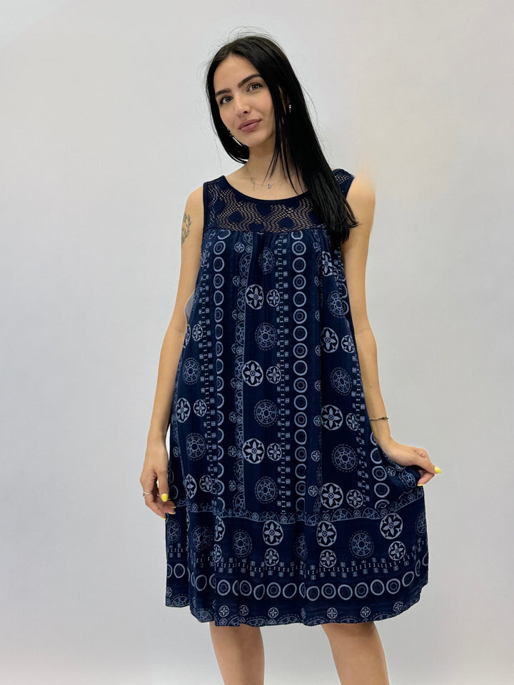 Dominique™  |  Sleeveless Dress soft luxurious fabrics Details