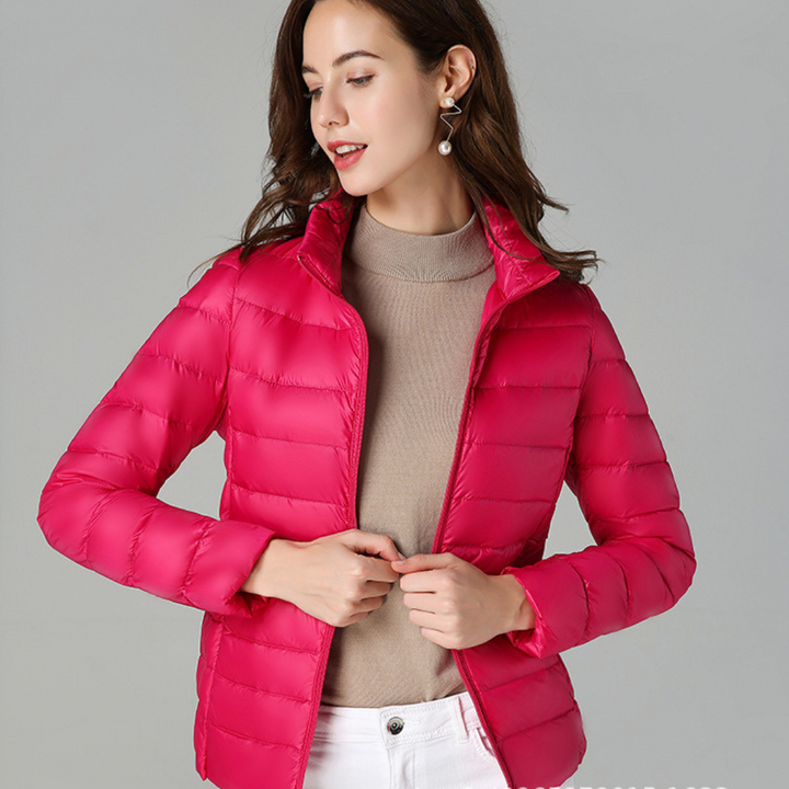 Myra™ | Ultralight Down Jacket with Refined Pleats
