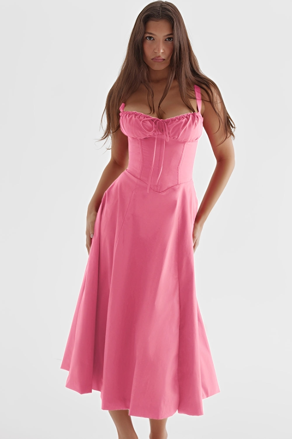 Bonnie Women's Backless Casual Dress, view 4 - Elena Harper