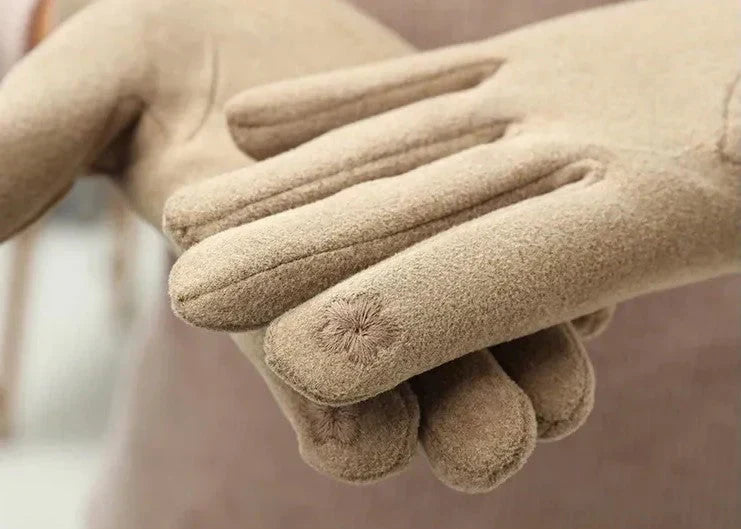 Women's Vintage Winter Gloves