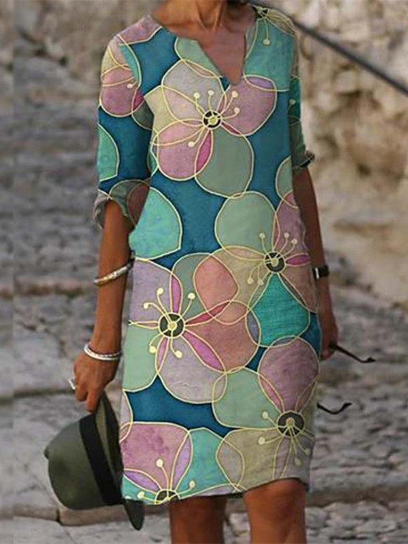 Flora - Dress with Floral Print