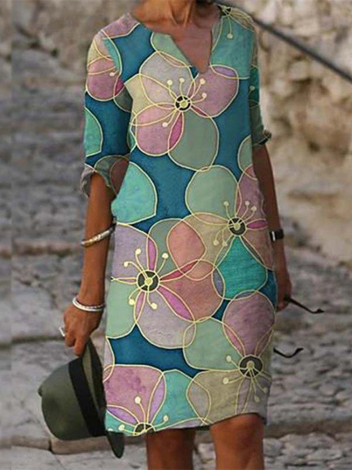 Flora - Dress with Floral Print