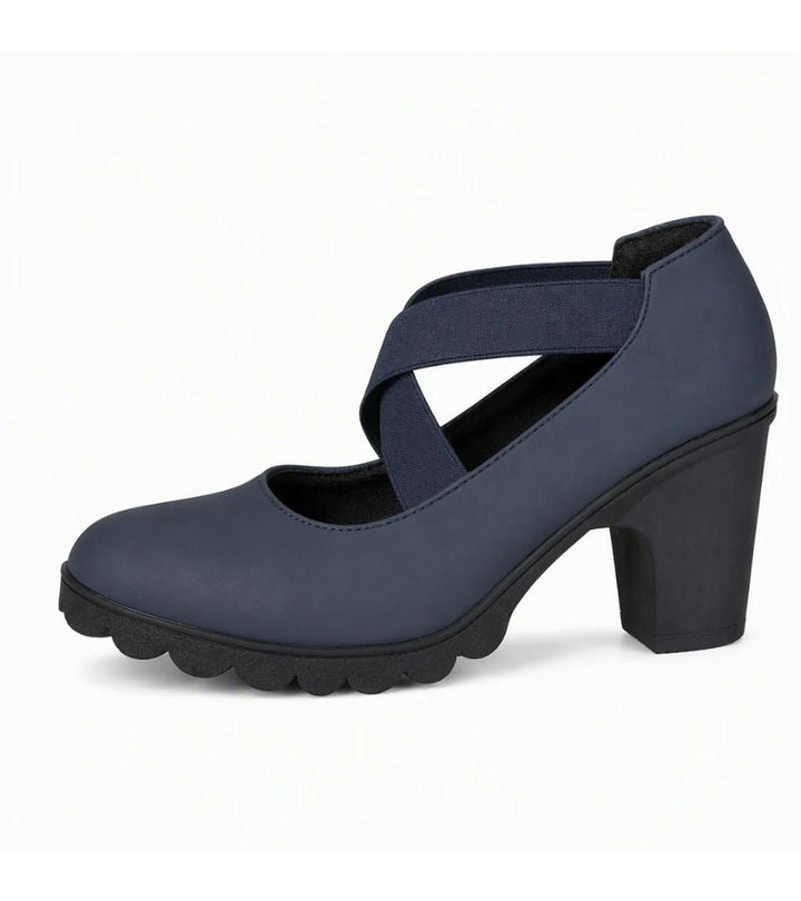Mary Jane | Heeled Shoes with Elastic Straps