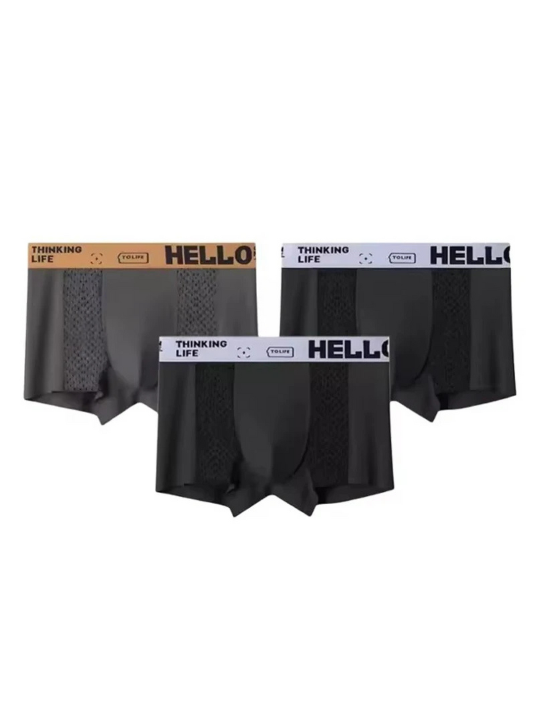 Harrington Oxford Men everyday boxer briefs mesh synthetic blend - Elena Harper