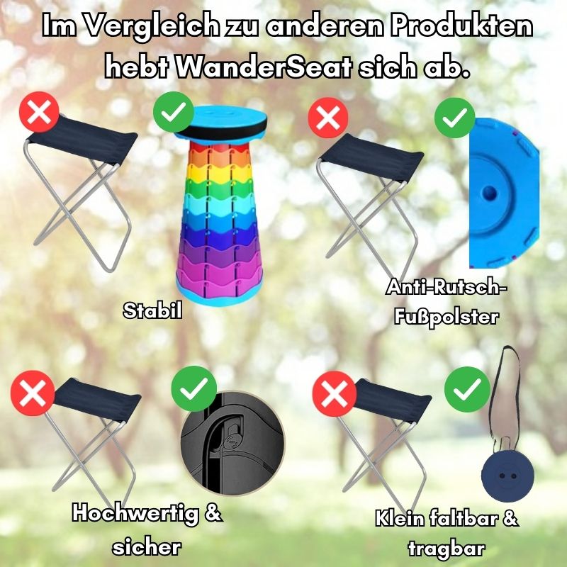 50% TEMPORARY DISCOUNT | WanderSeat™ - Experience a comfortable seat anytime and anywhere!