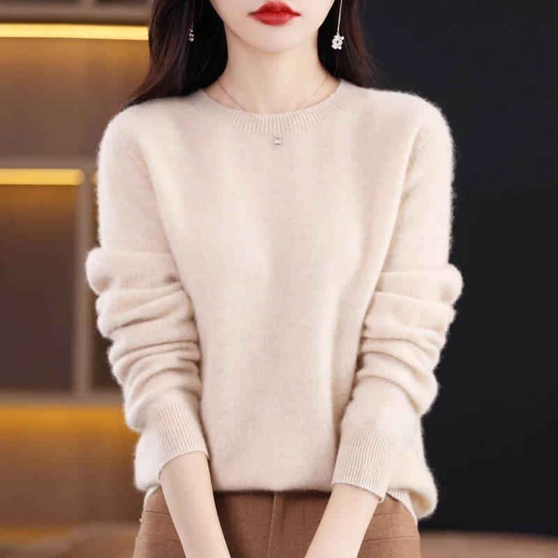 Women's Round Neck Soft Luxury Warm Sweater (S-5XL)