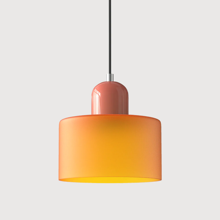 Retro Glass Pendant Lamp with Adjustable Cord