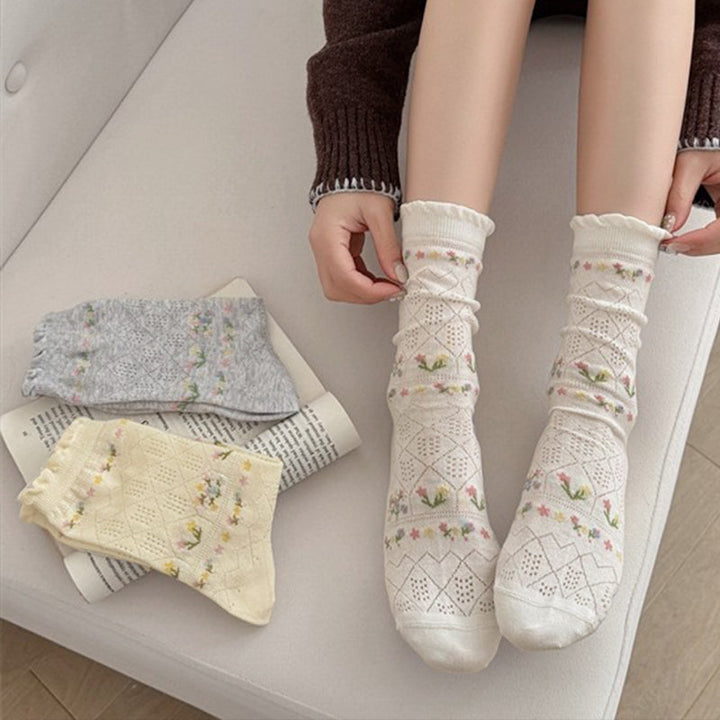Casual Floral Socks