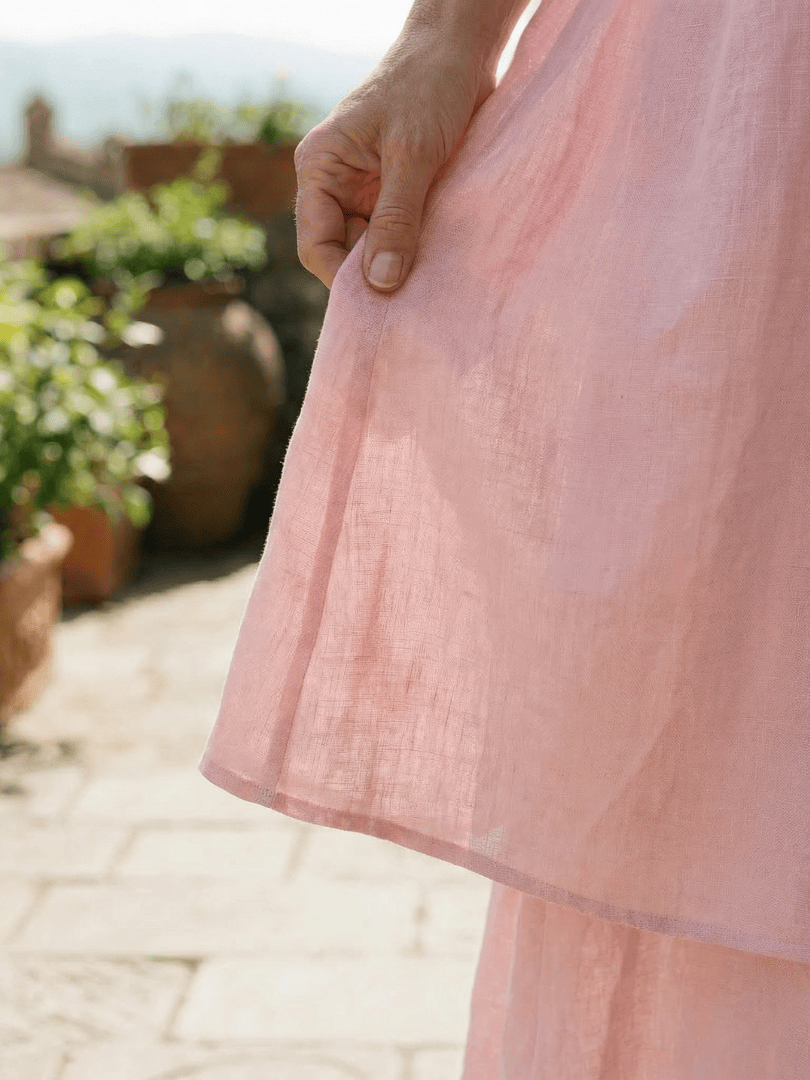 Emma & Rose Cape Town Belen™ soft layered dress with flowing fabric and elegant design, perfect for casual or special occasions.