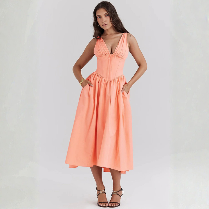 Chic Summer Slip, view 6 - Elena Harper