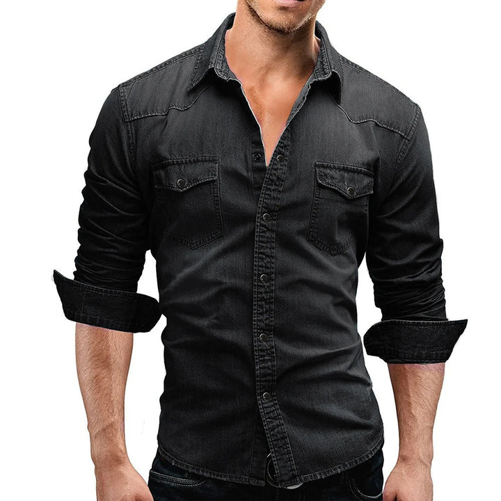 Erich | Men's Casual Button-Front Pocket Shirt