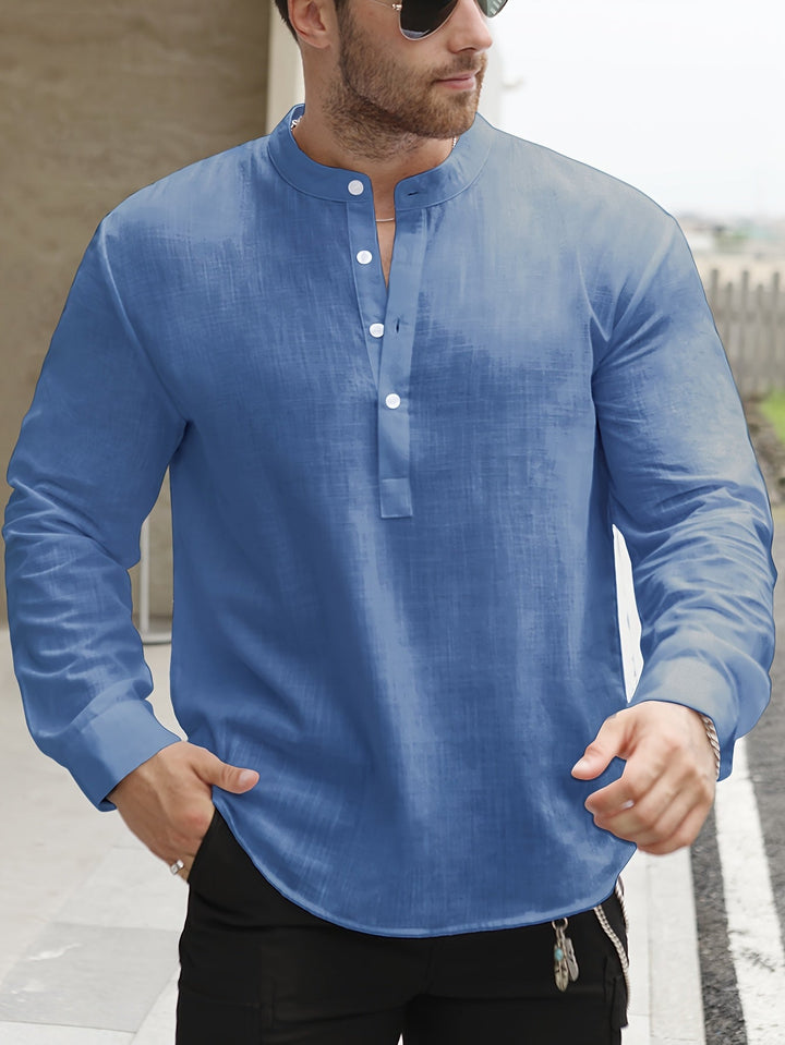 LAURENT MONACO | BOAT NECK SHIRT FOR MEN