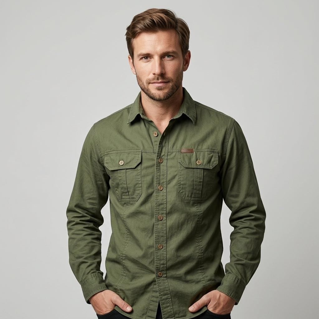 STRUCTURED SHIRT FOR MEN