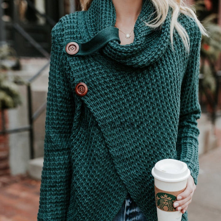 Thick Women's Turtleneck Sweater - Warm and Comfortable