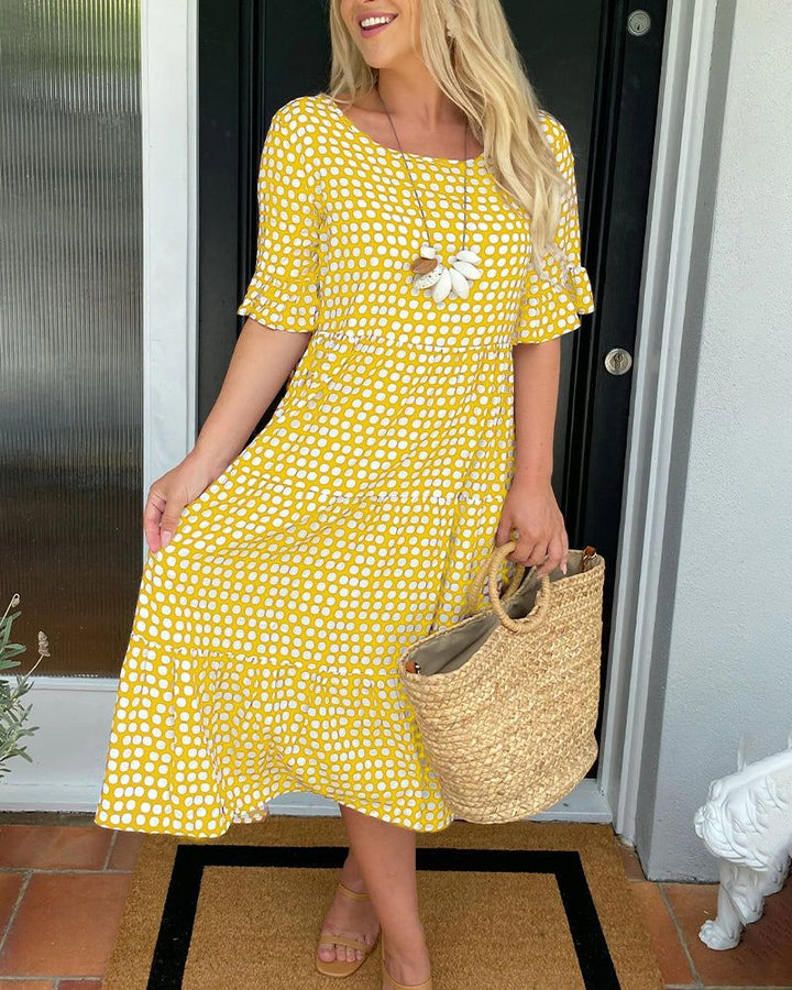 Copiti Elegant Summer Dress, view 6 - Elena Harper