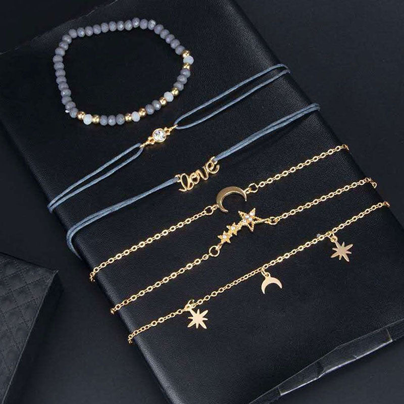 Vintage Beaded Bracelet Set